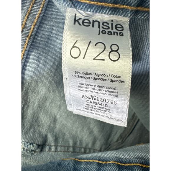 Kensie Jeans Vintage‎ Luxe High Rise Shorts Size 6/28 NWT Women’s Denim - Picture 5 of 6